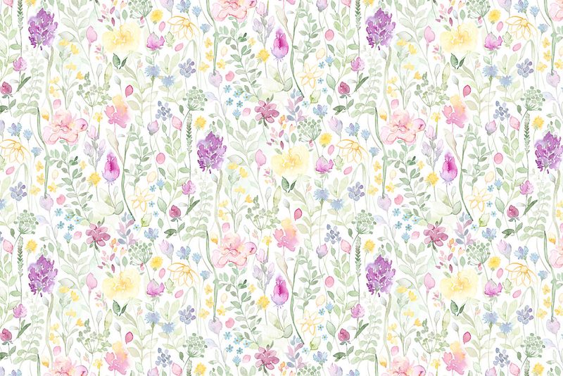 Pastel Garden Blooms art print by Lovorka Pavic for $57.95 CAD