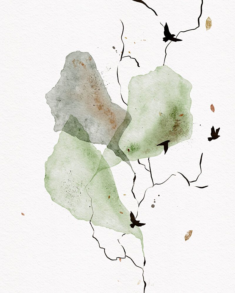 Abstract Nature Flight art print by Ankie Kooi for $57.95 CAD