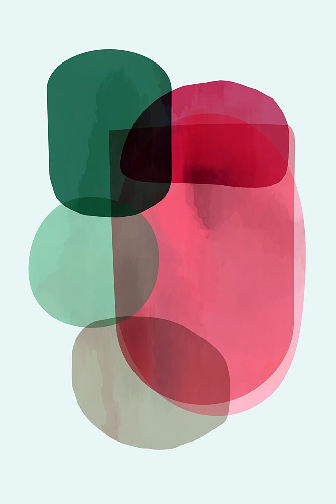 Modern Organic Shapes art print by Cartissi for $57.95 CAD