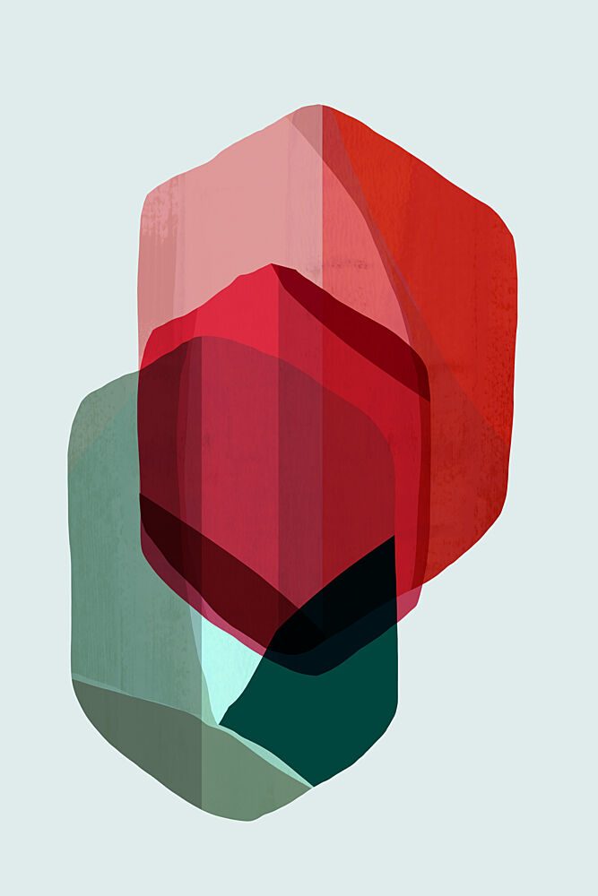 Abstract Color Layers art print by Cartissi for $57.95 CAD