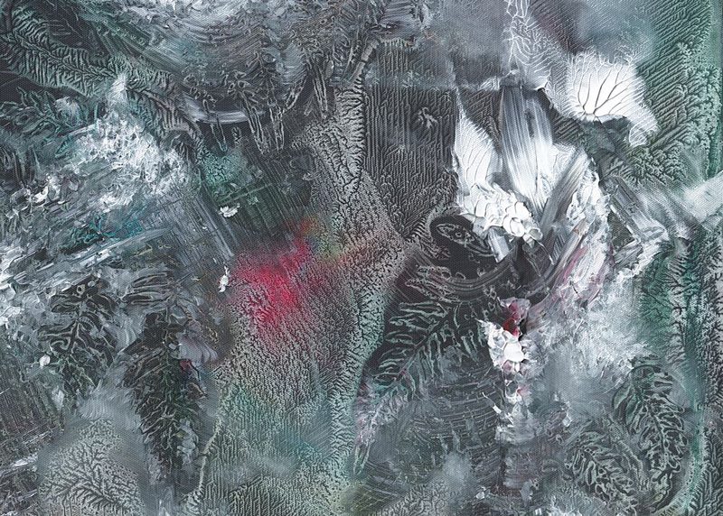 Dynamic Crimson Flow art print by Maira Ribena for $57.95 CAD