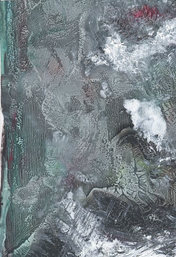 Dark Abstract Flow art print by Maira Ribena for $57.95 CAD