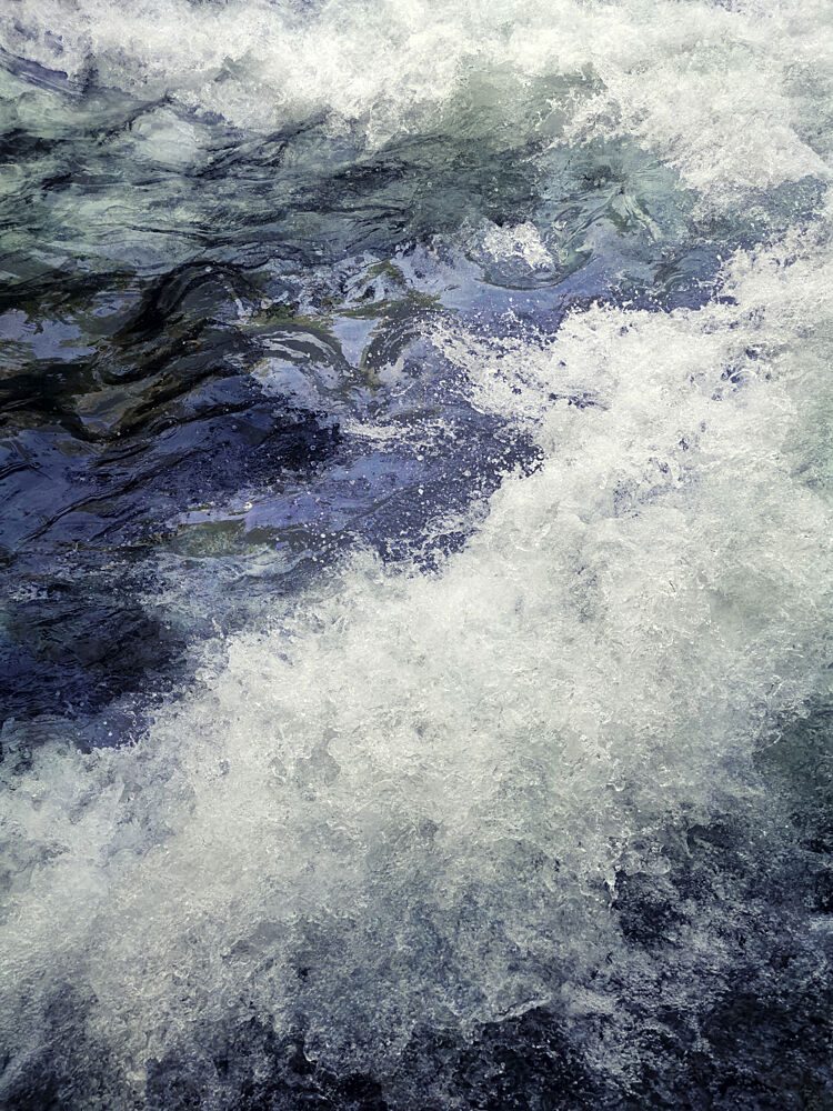 Crashing Blue Rapids art print by Angelo Cerantola for $57.95 CAD