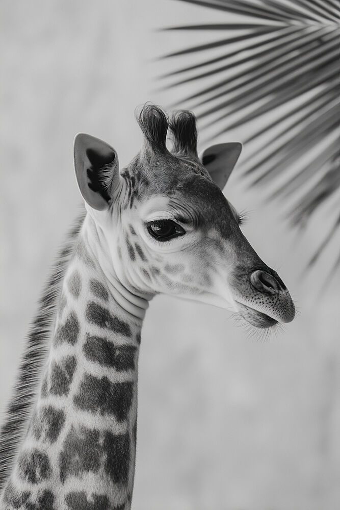 Young Giraffe art print by Treechild for $57.95 CAD
