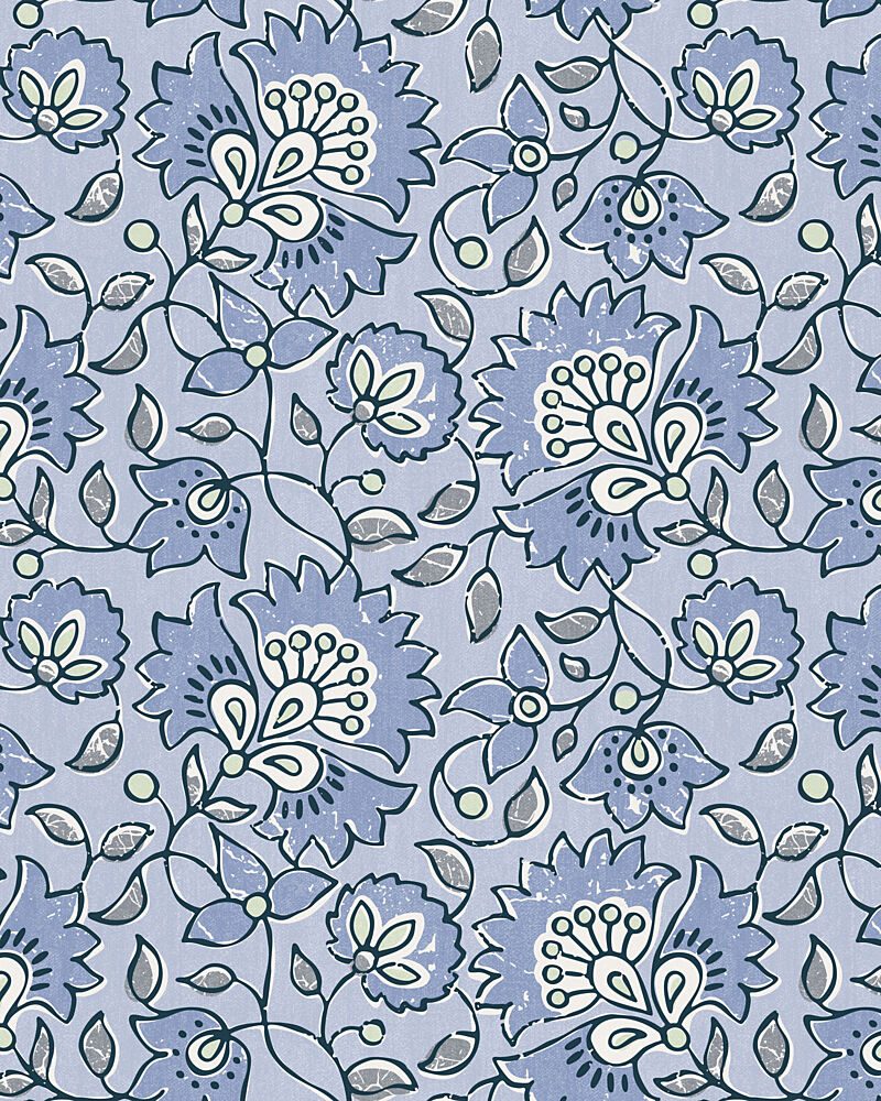 Delicate Blue Blooms art print by Alexandra Weise for $57.95 CAD