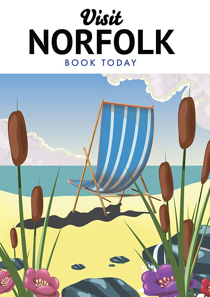 Summer Beach Retreat art print by Nicholas for $57.95 CAD