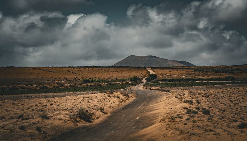 Winding Desert Road art print by Michael Bangiev for $57.95 CAD