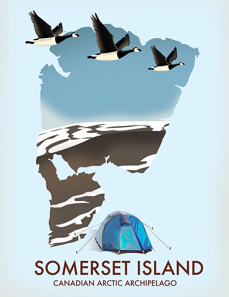 Somerset Island Arctic Adventure art print by Nicholas for $57.95 CAD
