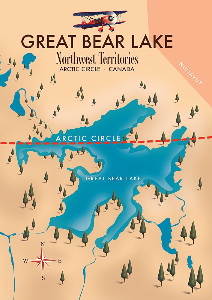Great Bear Lake Journey art print by Nicholas for $57.95 CAD