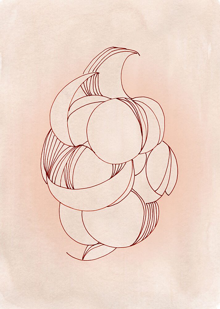 Soft Abstract Bloom art print by Jenja Braun for $57.95 CAD