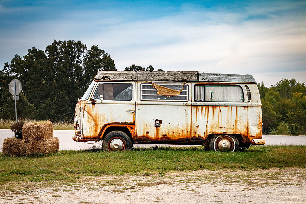 Rusty Vw van art print by GuruShots for $57.95 CAD