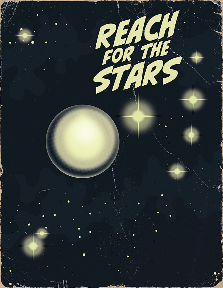 Reach for Stars art print by Nicholas for $57.95 CAD