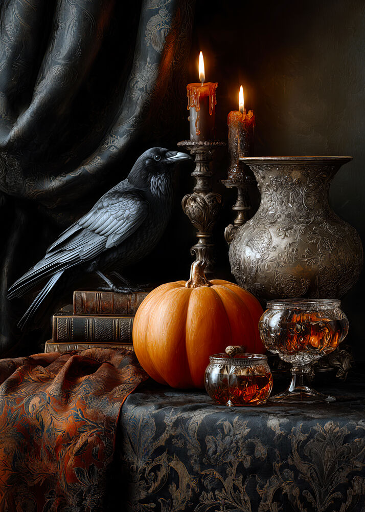 Dark Autumn Still Life art print by Justyna Jaszke for $57.95 CAD