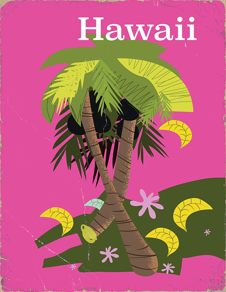 Hawaii Tropical Palms art print by Nicholas for $57.95 CAD