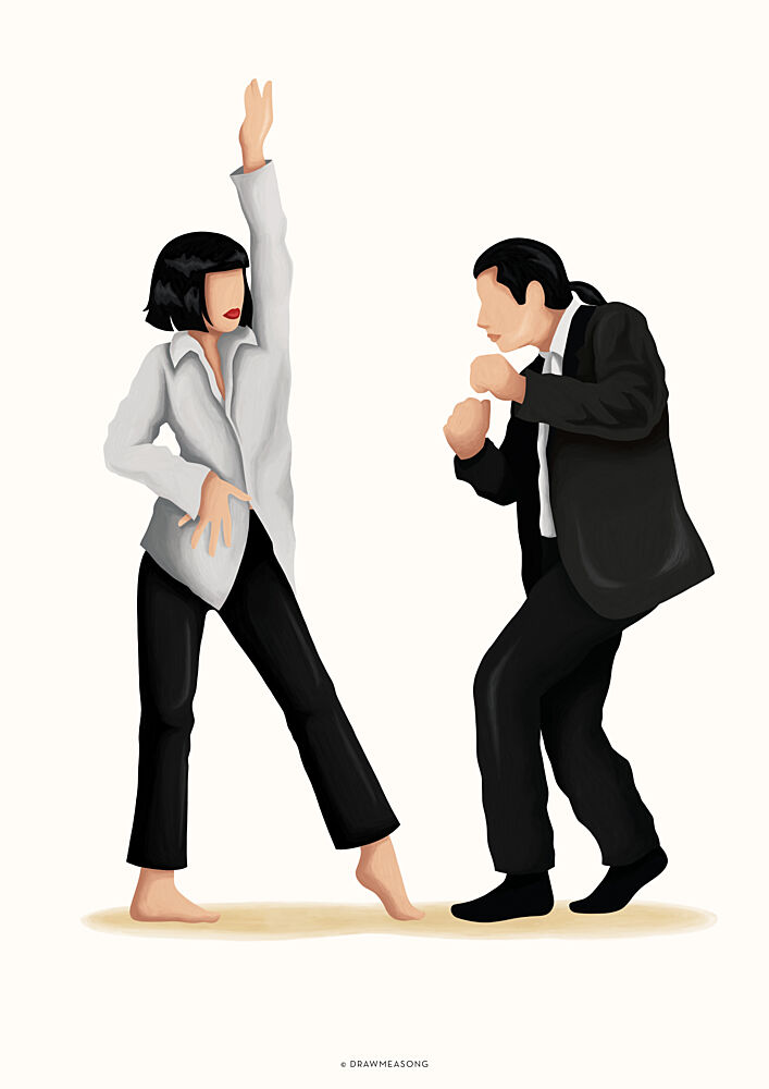 Cool Dance Moves art print by Nour Tohme for $57.95 CAD