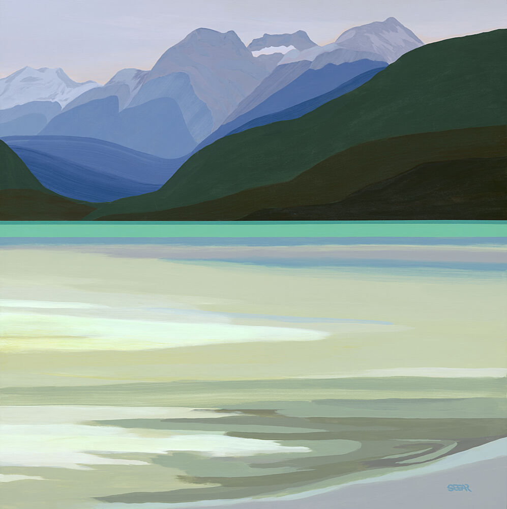 Mountain Lake Reflections art print by Angela Seear for $57.95 CAD
