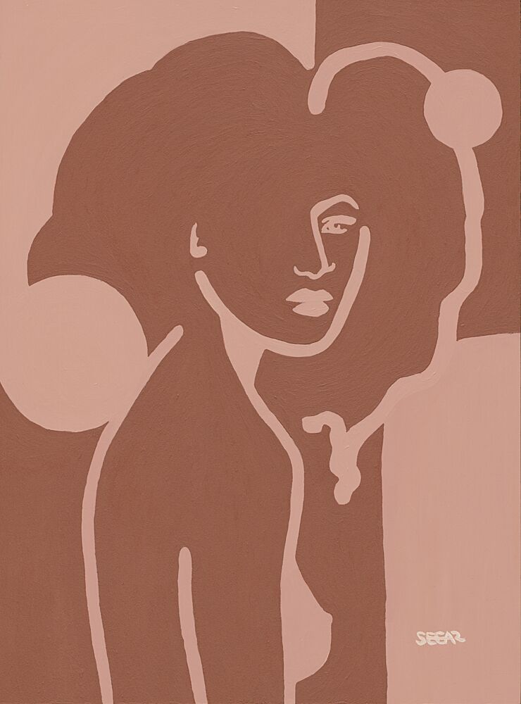 Minimalist Nude Woman art print by Angela Seear for $57.95 CAD