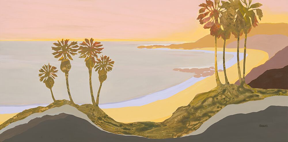 Serene Palm Beach art print by Angela Seear for $57.95 CAD