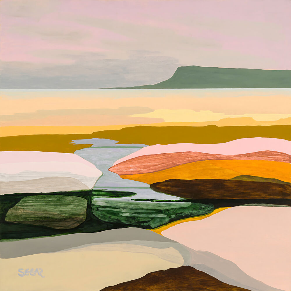 Serene Abstract Landscape art print by Angela Seear for $57.95 CAD