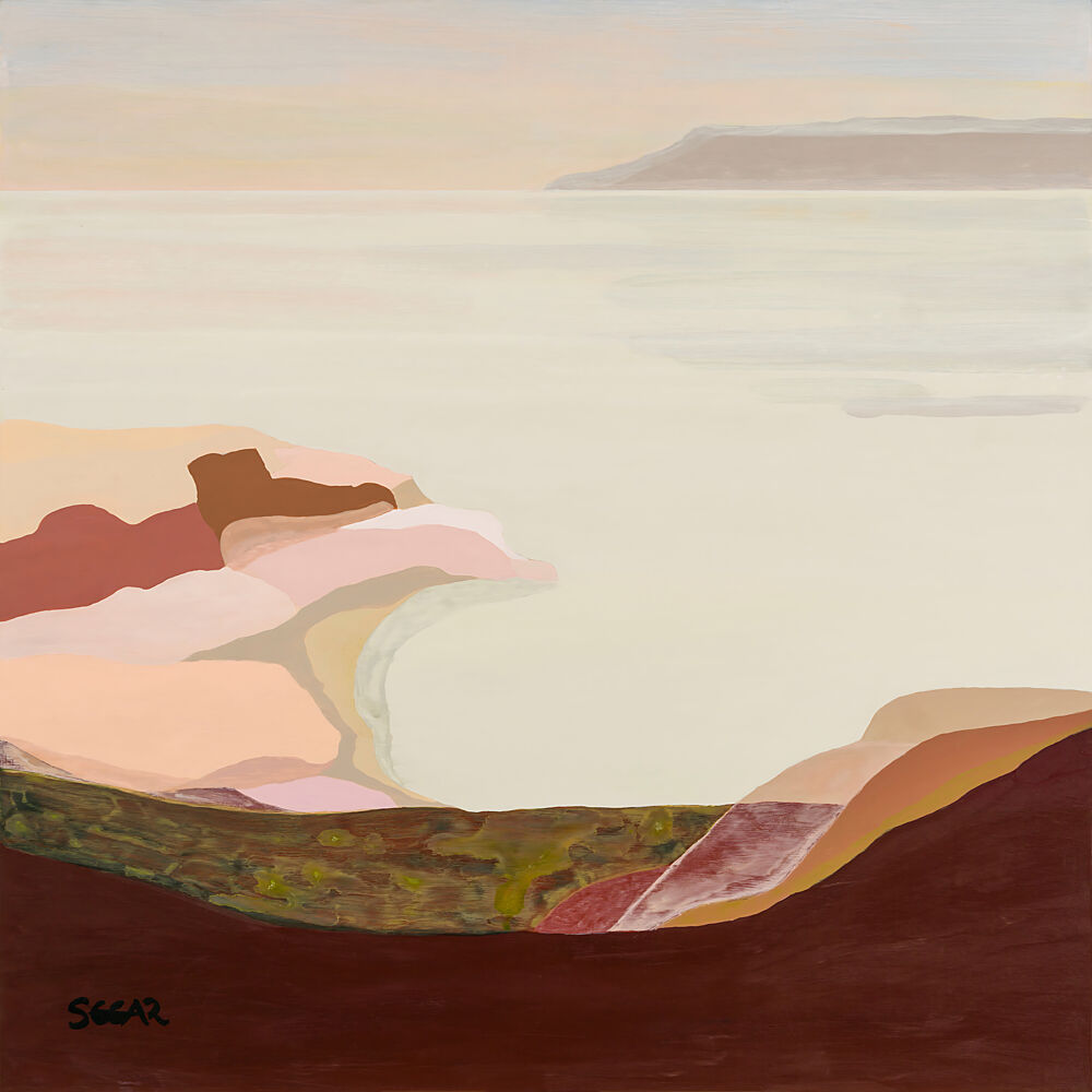 Abstract Coastal Calm art print by Angela Seear for $57.95 CAD