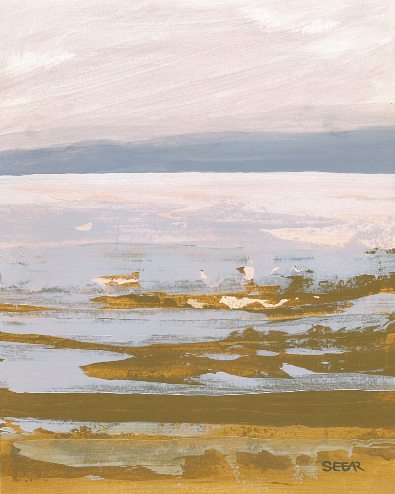 Serene Abstract Landscape art print by Angela Seear for $57.95 CAD