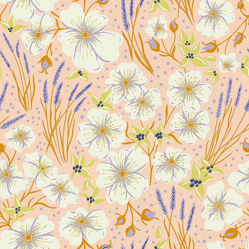 Whimsical Lavender Garden art print by Alexandra Weise for $57.95 CAD