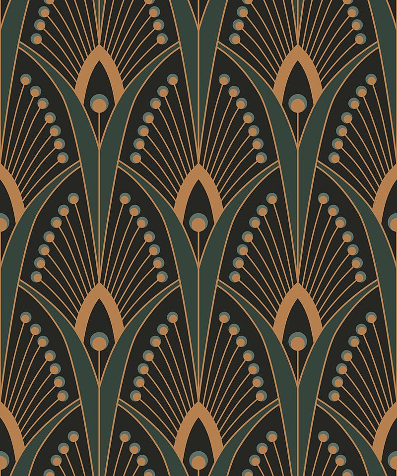 Elegant Art Deco Fan art print by Alexandra Weise for $57.95 CAD