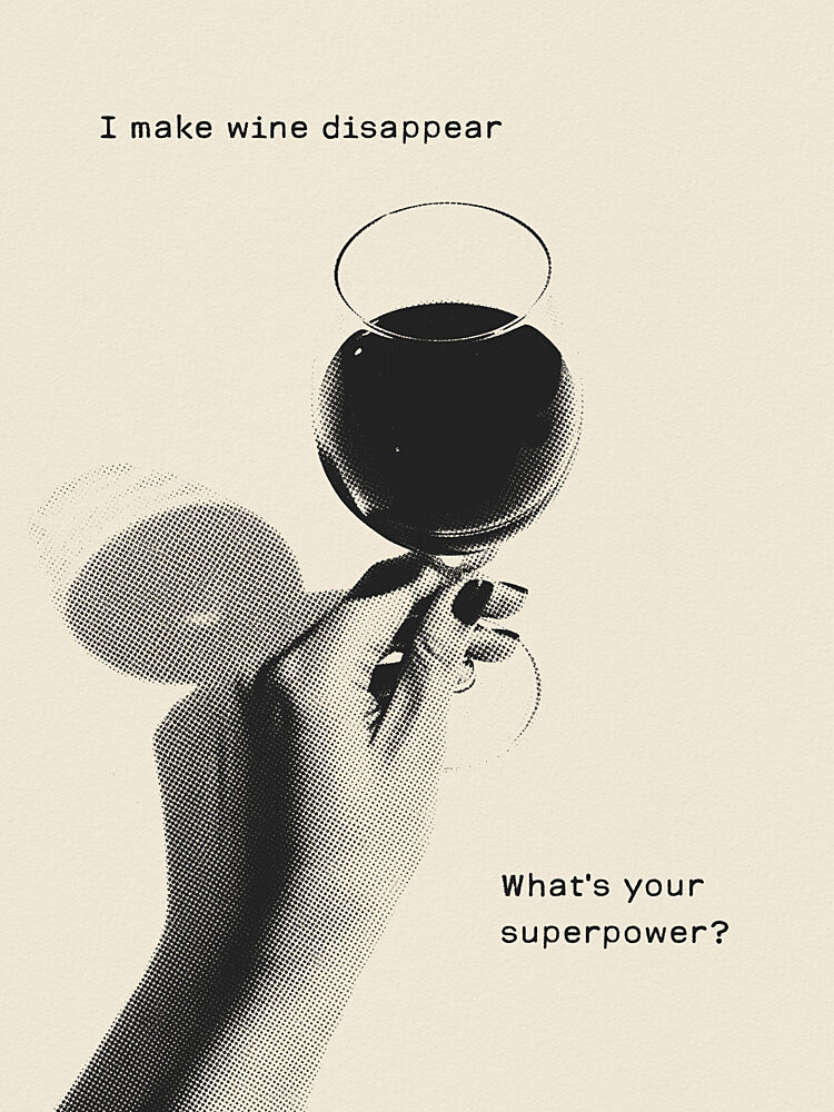 Retro Wine Drink art print by Andreas Magnusson for $57.95 CAD