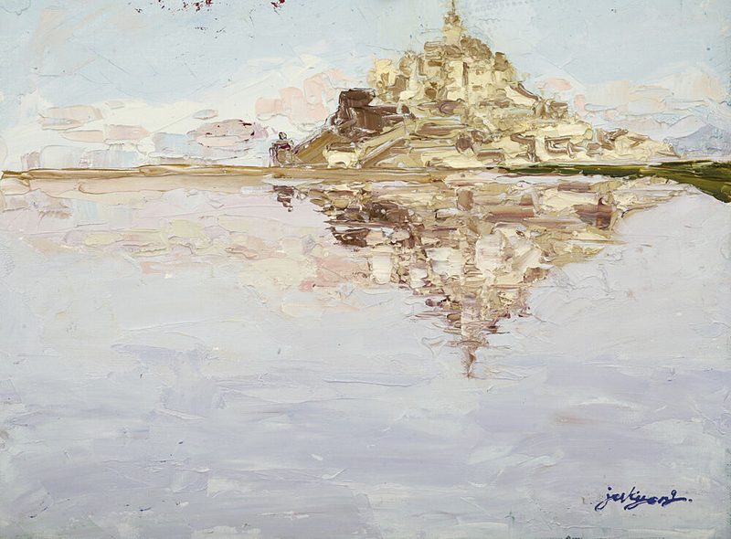 Mont Saint Michel Reflection art print by Jukyong Park for $57.95 CAD
