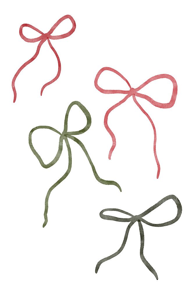 Christmasbowsno02 art print by Treechild for $57.95 CAD