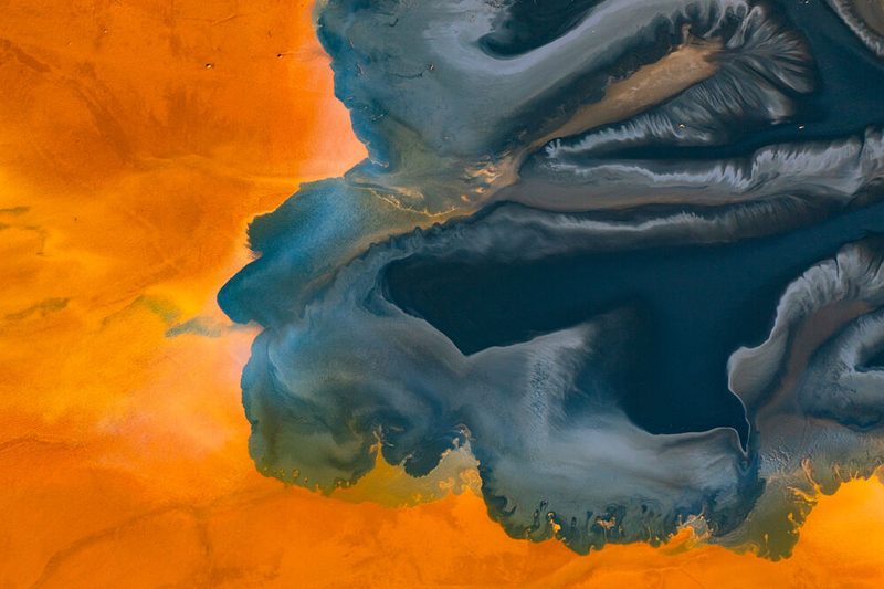 Vibrant Fluid Abstraction art print by Eros Erika for $57.95 CAD