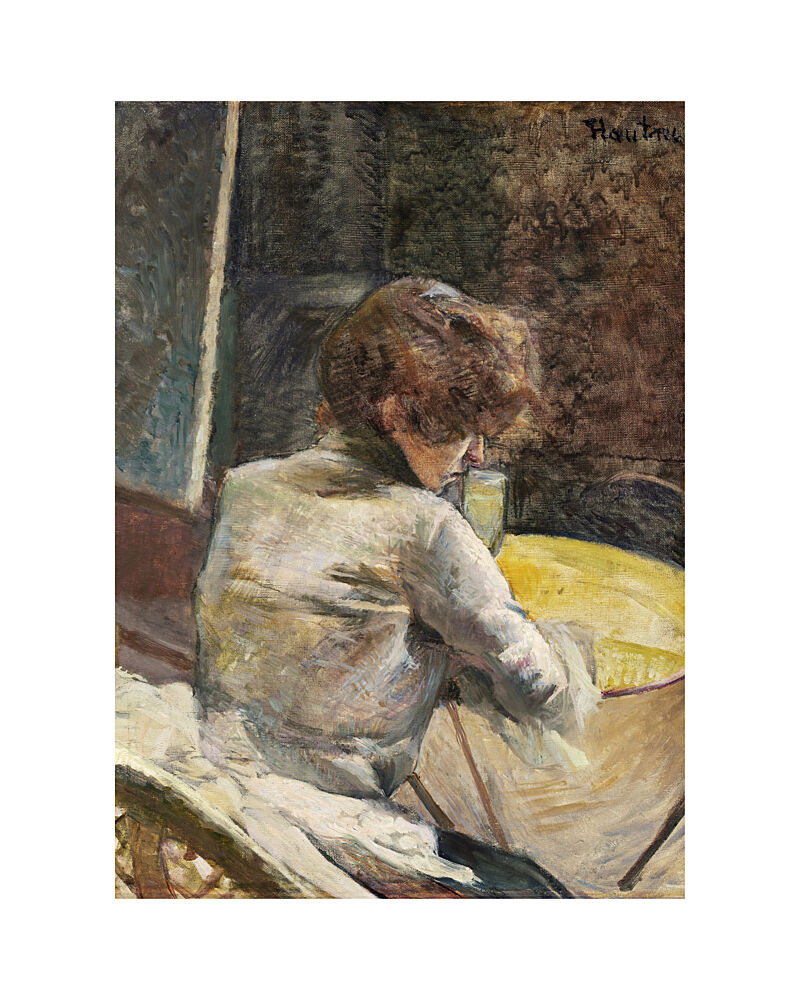 Waiting Ca.1887 art print by Toulouse Lautrec for $57.95 CAD