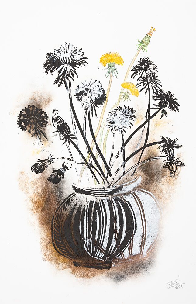 Wild Dandelion Bouquet art print by Mette Rix for $57.95 CAD