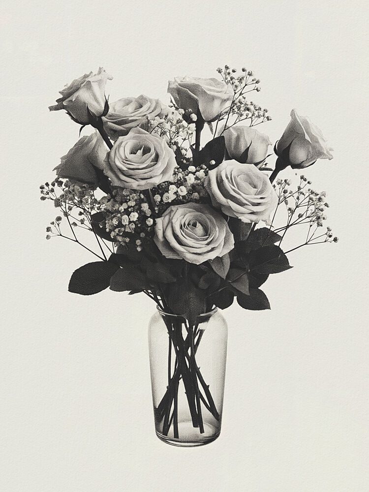 Elegant Rose Bouquet art print by Andreas Magnusson for $57.95 CAD