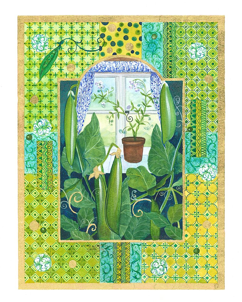 5 Peas in a Pod art print by Isabelle Brent for $57.95 CAD