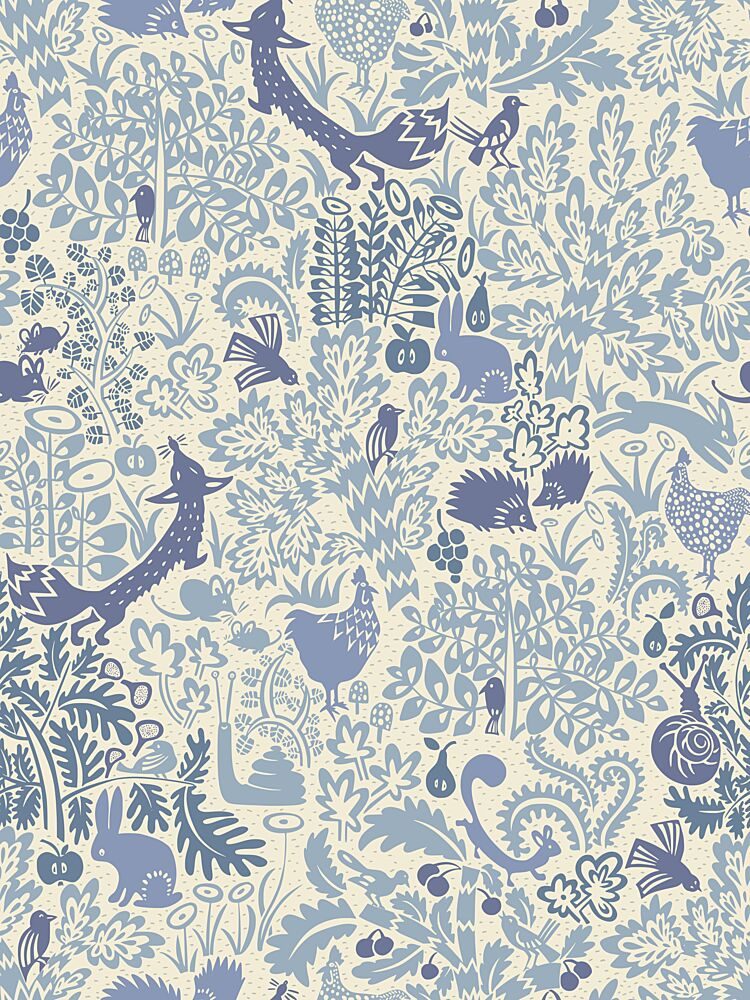 Whimsical Woodland Pattern art print by Annick for $57.95 CAD