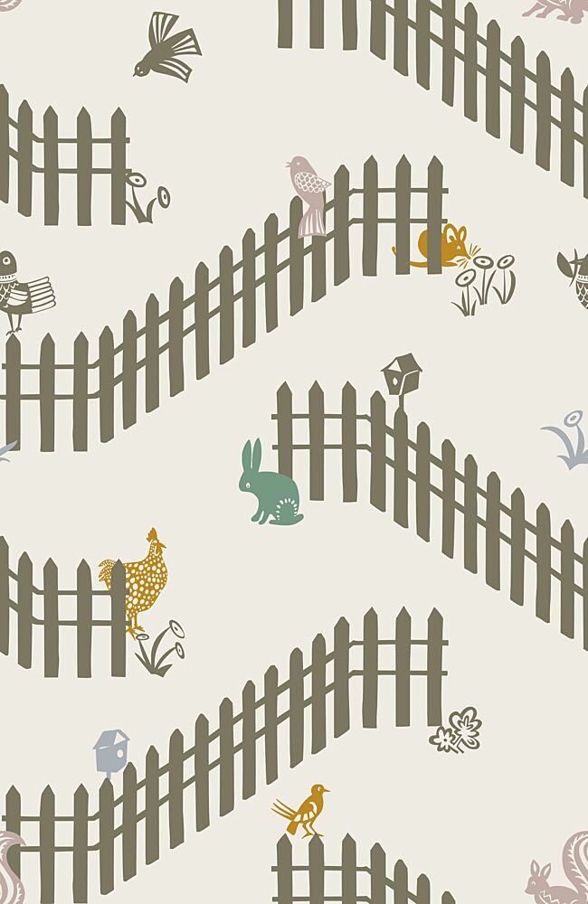 Whimsical Farm Friends art print by Annick for $57.95 CAD