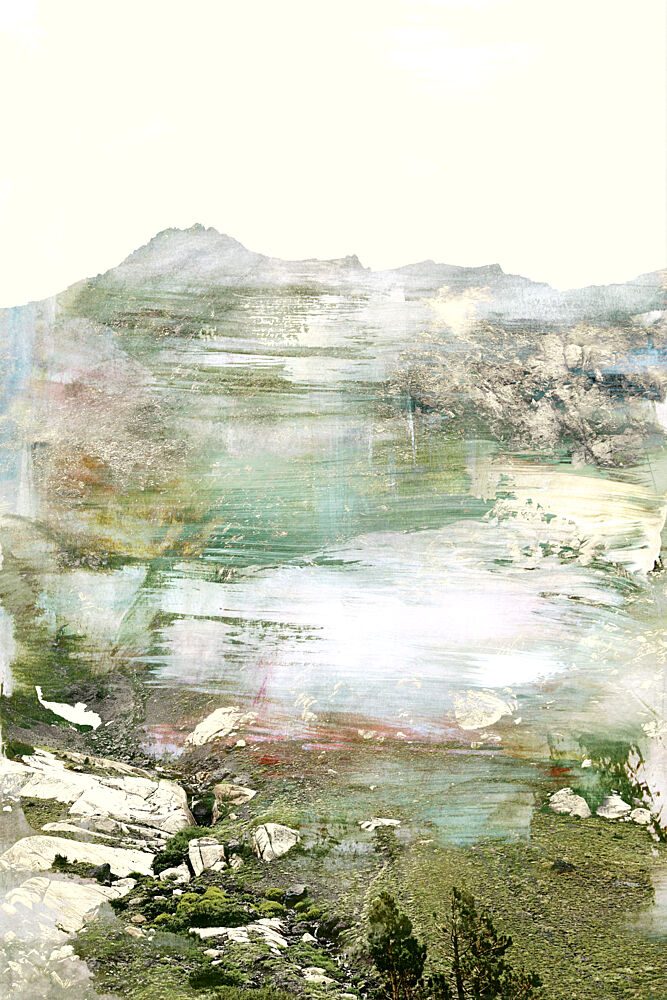 Ethereal Mountain Landscape art print by Gemma Bardot for $57.95 CAD