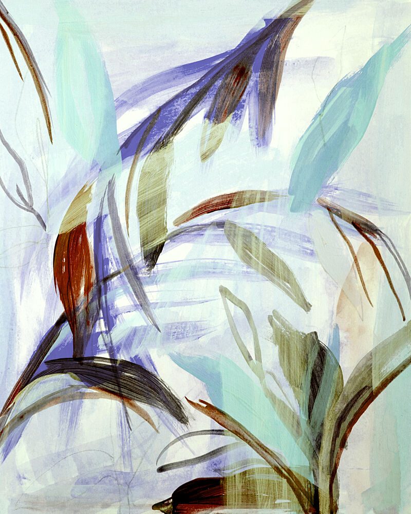 Flowing Abstract Leaves art print by Gemma Bardot for $57.95 CAD