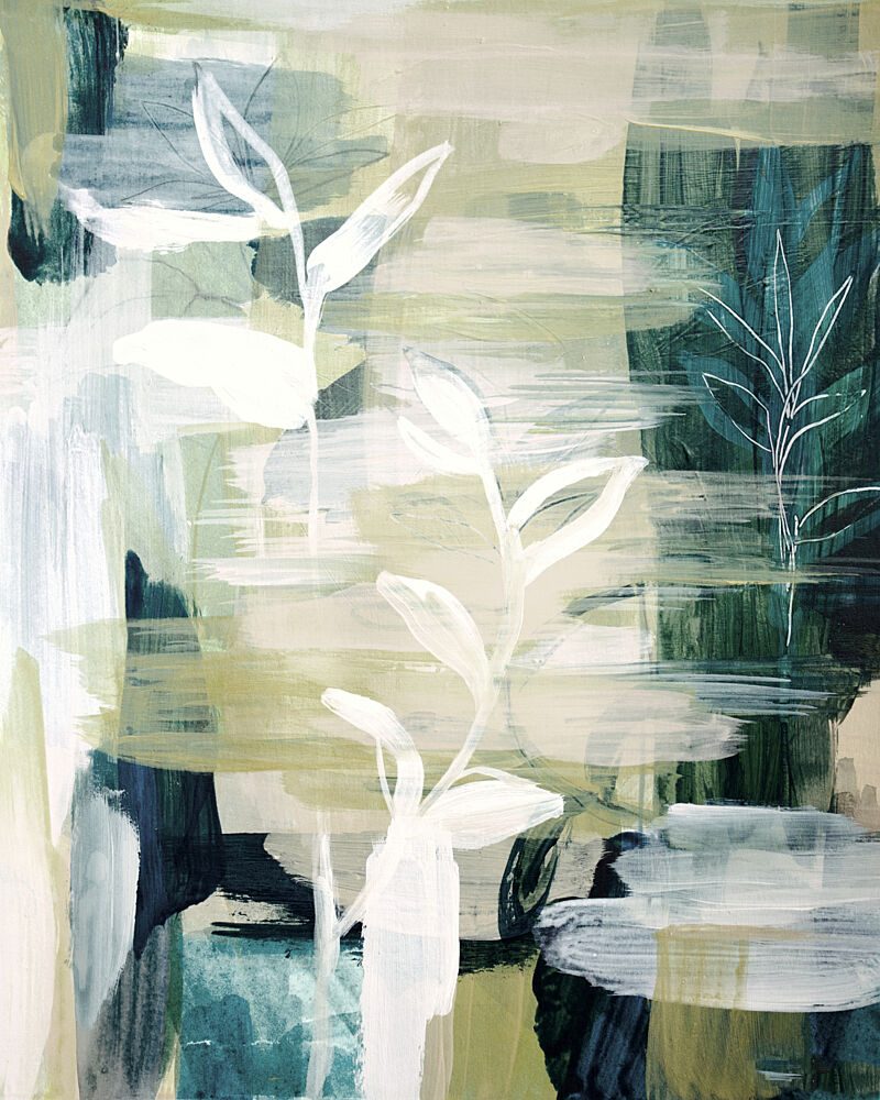Botanical Abstract Serene art print by Gemma Bardot for $57.95 CAD