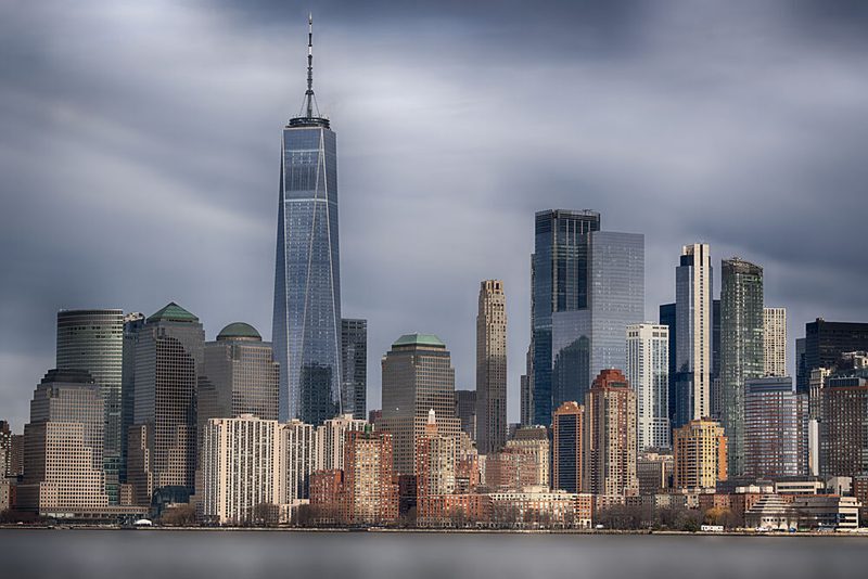 Dramatic Manhattan Skyline art print by Paolo Bolla for $57.95 CAD