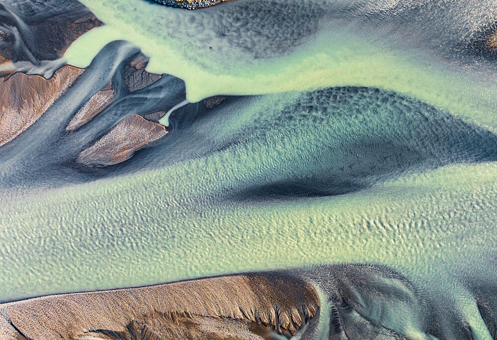 Glacial River Flow art print by Wei David Dai for $57.95 CAD
