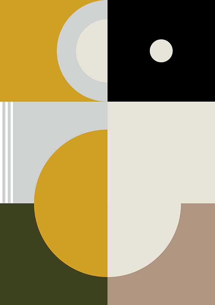 Geometric Color Blocks art print by Nilesh Kulkarni for $57.95 CAD