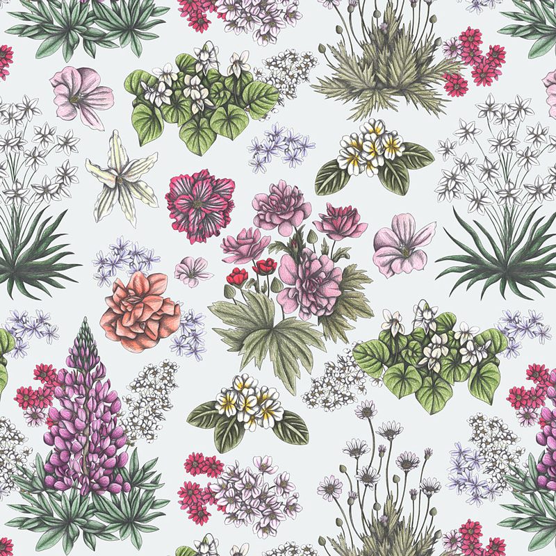 Vibrant Floral Collection art print by Cecilia Battaini for $57.95 CAD