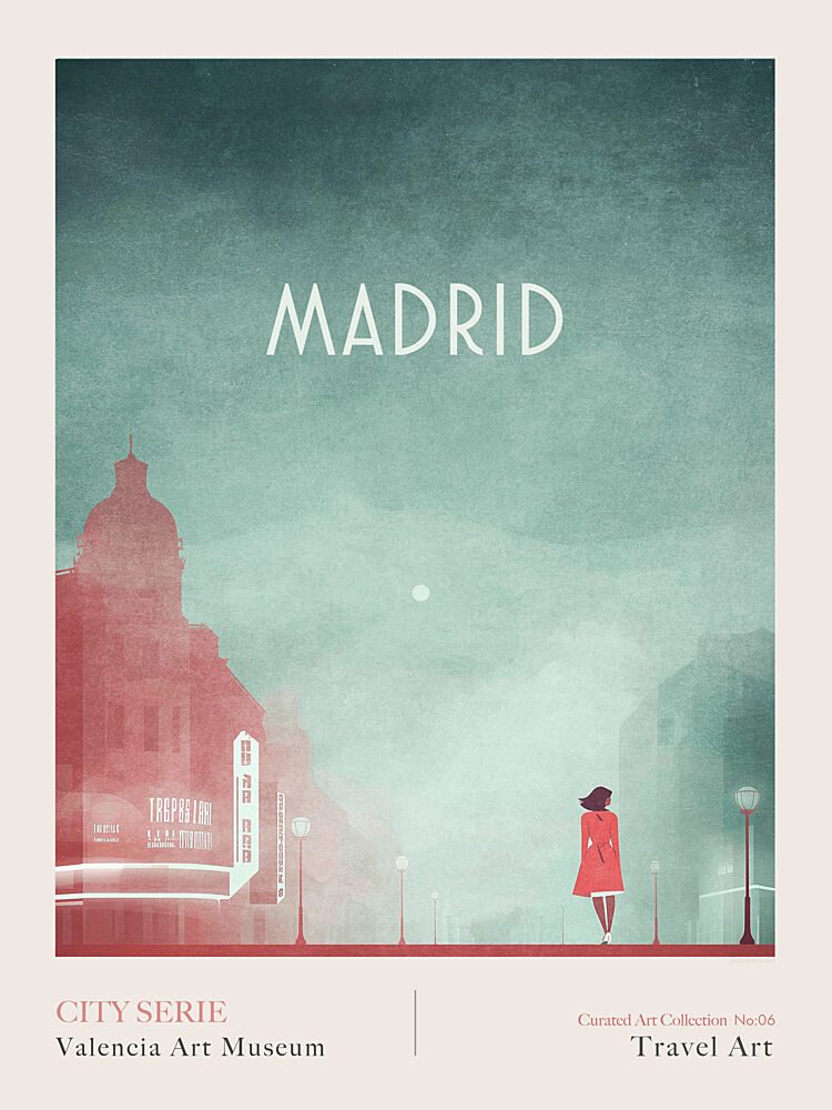 Madrid 1- Gran via art print by Emel Tunaboylu for $57.95 CAD