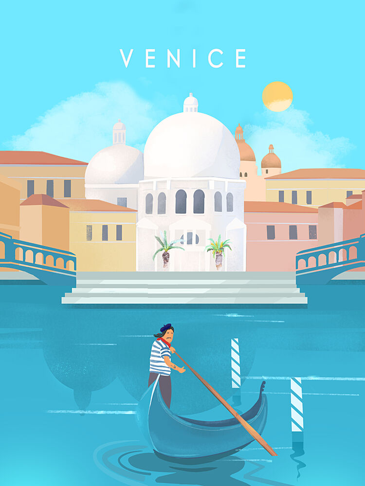 Venice art print by Petra Lizde for $57.95 CAD