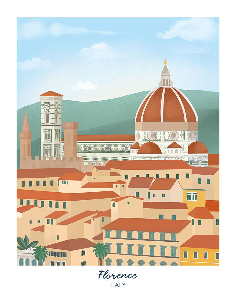Florence art print by Petra Lizde for $57.95 CAD