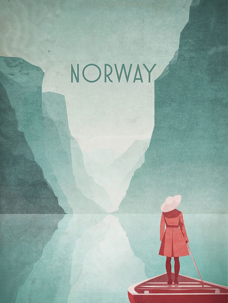 Norway 1 Fjords art print by Emel Tunaboylu for $57.95 CAD