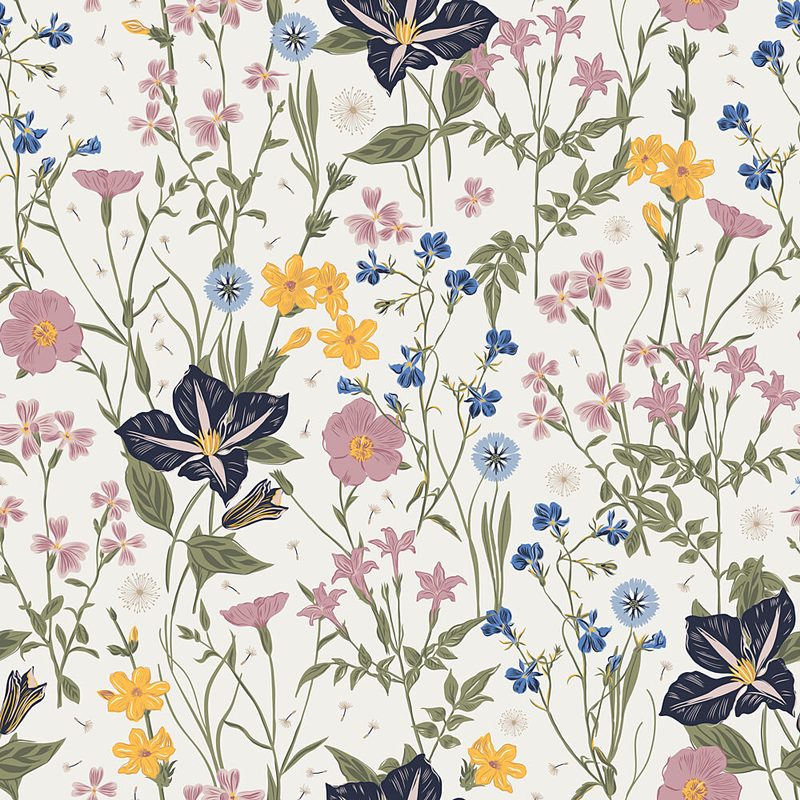Colorful Meadow Wildflowers art print by Alexandra Weise for $57.95 CAD