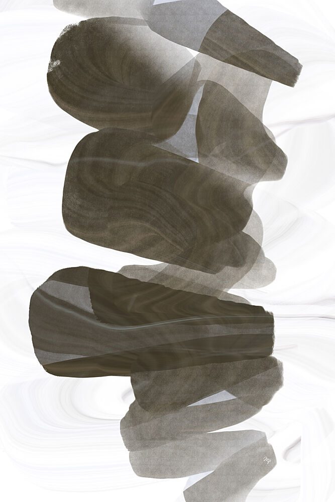 Fluid Abstract Shapes art print by Martina for $57.95 CAD